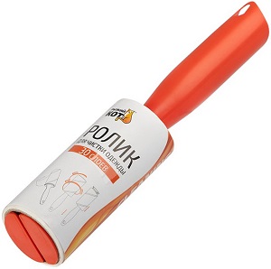 Ролик-щетка д/одежды (092498)"Рыжий кот" (30 слоев)