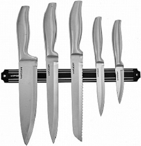 Набор ножей на магнитном держателе WEBBER (BE-2260) 6 пр