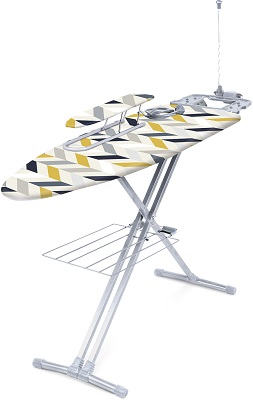 Глад. доска НИКА  НИКА 9  (металл, 1480х405х900 мм, полка, подрукавник, удлинит. 1,9 м) 