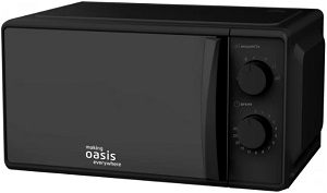 СВЧ - печь  OASIS  MW-70 MB  (700 Вт, 20 л, мех.управ)  ЧЕРНАЯ