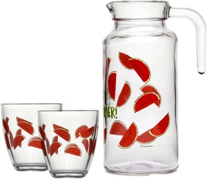 Набор питьевой 7 пр. (95972 BD)  (1.3.л+285 мл) ДЖАНГЛ АРБУЗ,  PASABAHCE г.Бор