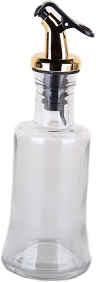 Бутылка д/масла и уксуса,соуса  стекло  200 мл  (239007) стекло/нерж,  КОРАЛЛ