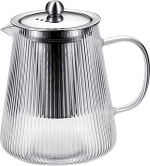 Чайник заварочный  стекло   REGENT   900 мл  (66-3019)  (фильтр) FRANCO