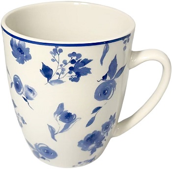 Кружка  340 мл  (278619)  Blue calico (фарфор),  КОРАЛЛ