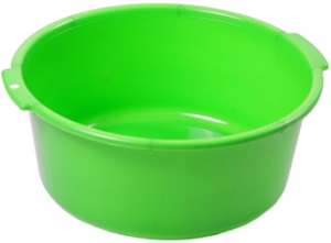Таз пласт.круглый 10 л (10121103), особо прочный, (ЗЕЛЕНЫЙ),  РАДИАН
