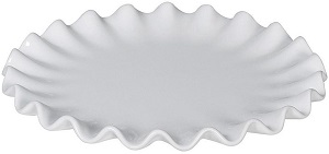 яБлюдо  ОБЩЕПИТ  (192169) ф.ГРЕБЕШОК  20 см (фарфор),  КОРАЛЛ