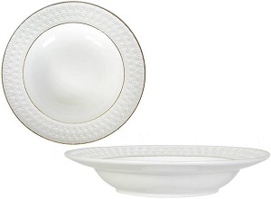 Тарелка   СНЕЖ.КОРОЛЕВА (кр) (749232) глубокая 500 мл/22 см, СУПОВАЯ (керам.),  КОРАЛЛ