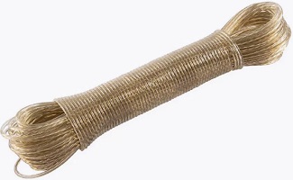 Шнур бельевой металл 20 м  (171169) суперпрочный,  "Рыжий кот"