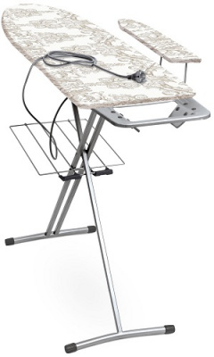 Глад. доска НИКА   НИКА 3+   (фанера, 1220х345, европодст. д/утюга, подрук,полка, удл., розет)