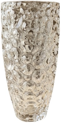 Ваза д/цветов стекло  25 см  (69849)  (DSHP2032-3)  БАБЛ,  DELI GLASS