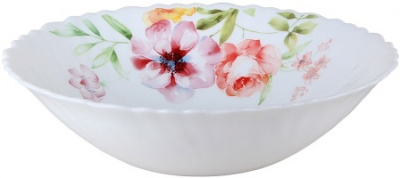 Салатник стеклокерам. АВРОРА   700 мл/19 см  (268093)  (миска)  волнистый край