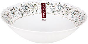 Салатник стеклокерам. СКАНДИ   700 мл/19 см (Миска)  (968455) волнистый край