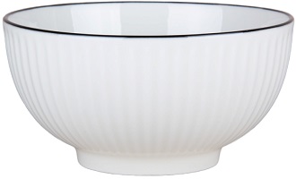 Салатник (ч/б)  SUGAR   750 мл/150 мм  (274484) (фарфор)