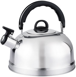 Чайник нерж. со свистком MALLONY  2.7 л  (004260) Casual Lacrima
