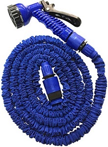 Шланг-гармошка поливочный  ЗЕЛЕНЫЙ ЛУГ синий от  2.5 до 7.5 метров (ЗЛ-34/75)
