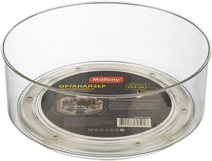 Органайзер пласт. вращающийся  23 см  MALLONY  (107580)  (h-9 см)