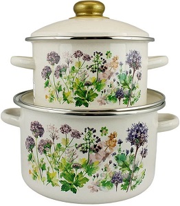 Набор посуды г.Магнитогорск  (2-213/4)  (3.0/5.5 л)  АДЕЛЬ