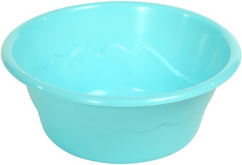 Таз пласт.круглый  4 л. (10033016) особо прочный, (ГОЛУБОЙ),  г.Ижевск