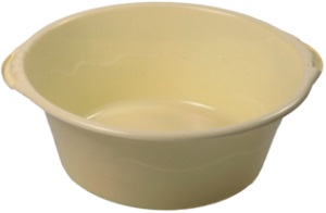 Таз пласт.круглый 11 л (10121101), особо прочный, (ВАНИЛЬ),  РАДИАН