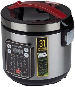 Мультиварка  HOMESTAR  HS-2031 (105383) (900 Вт, 5.0 л, 31 программа, таймер)
