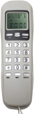 Телефон RITMIX  RT-010  БЕЛЫЙ  (ЖКД)