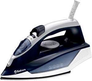 Утюг SAKURA  SA-3074 CBL  (2.2 кВт, верт.пар, керам.подошва, самоочистка)