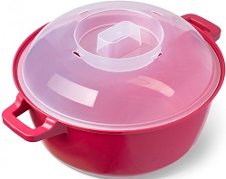 яКастрюля пласт. д/СВЧ "Маджико" 3.0 л колор (С419-01-КОЛ),  МАРТИКА