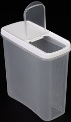 Емкость д/ сыпучих продуктов (М9005) "Лайн" 2,0л (белый) 