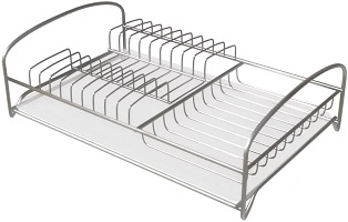 Сушилка д/посуды  IRSA  (АЛТ 122С)  ХРОМ  (39х25х12 см),  (4!!!)