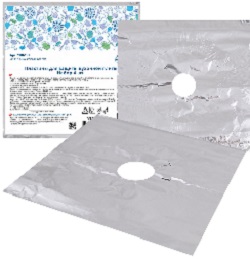 Защитный экран д/газовой плиты (набор 4 шт, 27х27 см) (YU8-191),  "Мультидом"