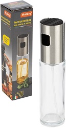 Распылитель для масла и уксуса OLIVA, объем 100 мл (стекло, нерж.сталь)