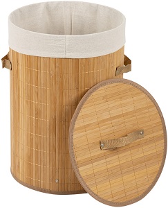 Корзина д/белья 47л (312117) (BLB-01-L), (бамбук), Рыжий кот Корзина д/белья 47л (312117) (BLB-01-L), (бамбук), Рыжий кот