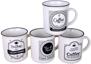 Кружка  320 мл  (242979)  (4 диз) (фарфор),  КОРАЛЛ