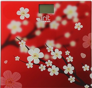 Весы напольные IRIT IR-7263 (180 кг, ЖКД, стекло), (10)