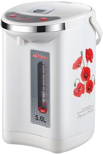 Термопот  SAKURA   SA-315 WM  (750 Вт, 5.0 л, 3 способа подачи воды) нерж.корпус  МАКИ