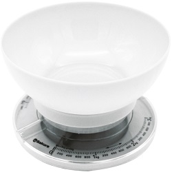 Весы кухонные  механические SAKURA SA-6008 W  (3 кг) БЕЛЫЕ
