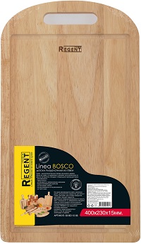 Доска раздел. гевея  40х23 см  (55457) (93-BO-15-06) (h-1,2 см) Bosco