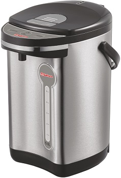 Термопот  SAKURA  SA-1335 BS  (750 Вт, 5.0 л, 2 способа подачи воды) нерж.корпус