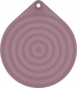 Коврик-подставка под горячее REGENT  (57666) (93-SI-CU-04.11) "капелька" 23х20 см, (силикон)