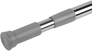 Карниз д/ванной  1,1 - 2 м  (311928) SCR-2S (алюминий) нерж.сталь,  "Рыжий кот"