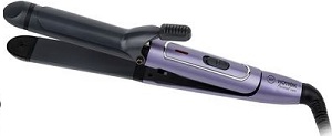 Щипцы д/волос HOTTEK  (967-113)  (50 Вт, 2 в 1: электрощипцы и выпрямитель, керам.покр)