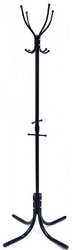 Вешалка напольная НИКА Комфорт (ВК 4) ЧЕРНЫЙ  (700x700x1800мм) 4 крючка