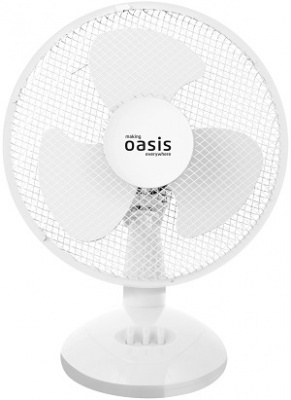 Вентилятор настол.  OASIS  VT-30W3  БЕЛЫЙ  (2 шт!!!)  (30 Вт)