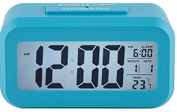 Часы электронные HOMESTAR HS-0110 синие  (104306)