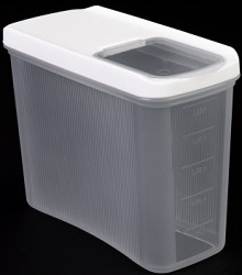 Емкость д/ сыпучих продуктов (М9003) "Лайн" 1,5л (белый) 