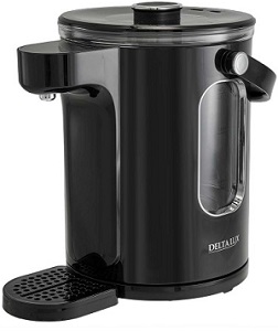 Чайник  - Термос  DELTA  LUX  DE-1701  ЧЕРНЫЙ  (1.6 кВт, 3.0 л, LCD-дисплей,13 способа подачи воды)