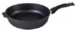 Сковорода АП МЕЧТА  ГРАНИТ Black   22 см (22802) (керам.частицы)
