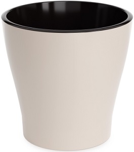Горшок  ЛЕА  Бежевый   5.0 л  (М7939) двойной,  г.Октябрьский