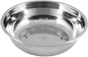 Миска нерж. 1.0 л, 19 см  (985891) MALLONY Bowl-19 (с расшир.краями, зеркальная) (индукция)