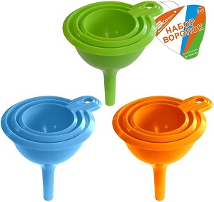 яНабор воронок (MS 80-182) (3 шт: 5,5/7,5/9,0 см),  "Мультидом"